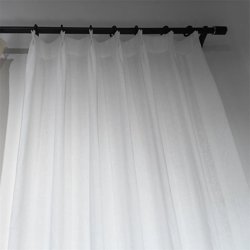 Cotton Polyester Sheer Curtain Factory